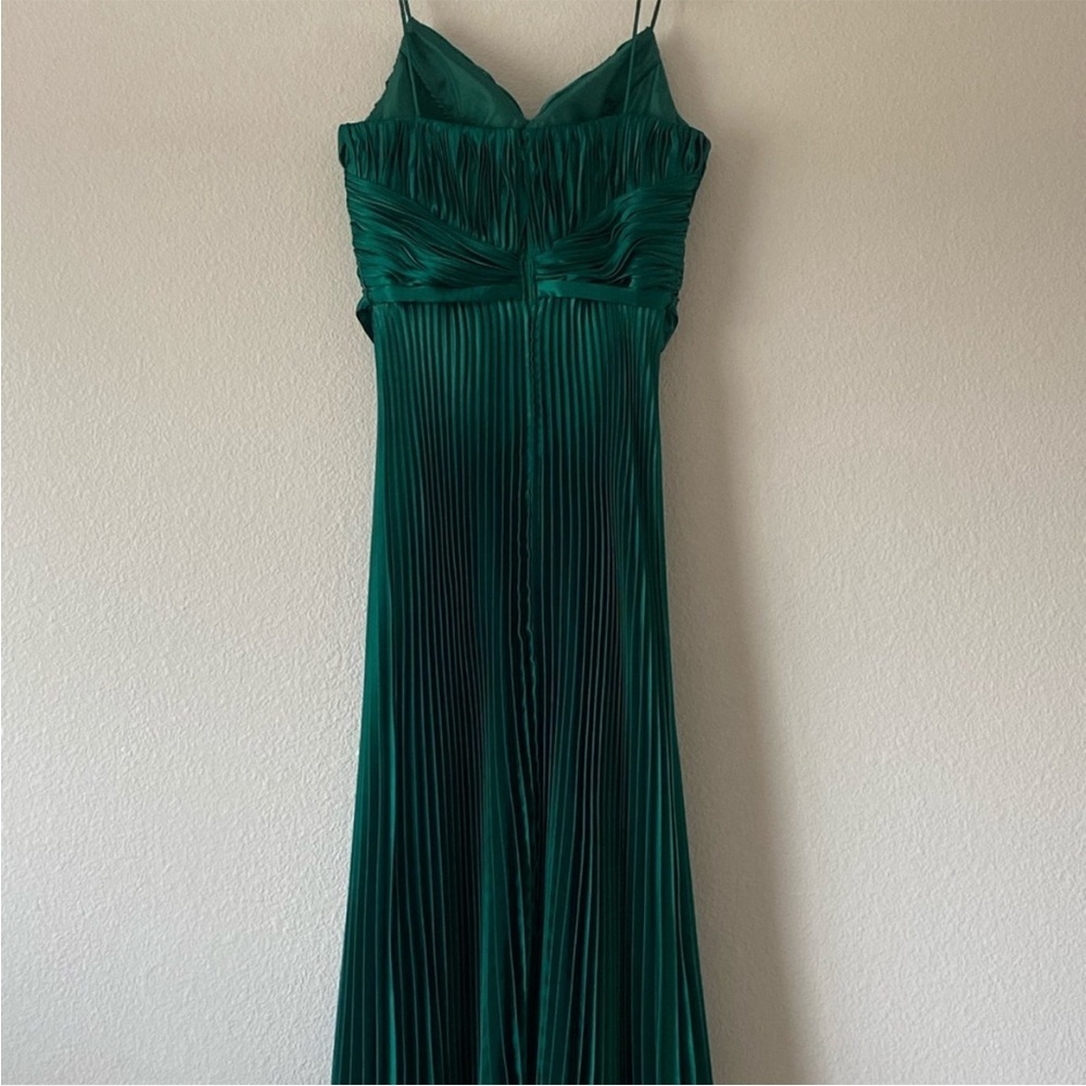 Betsy & Adam Deep Green Maxi Dress